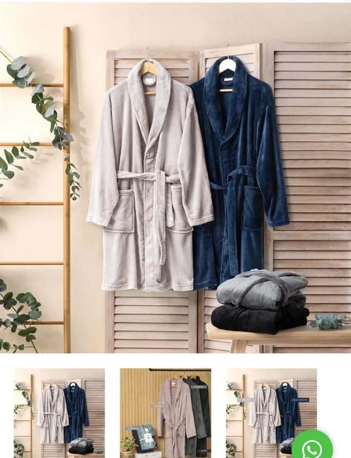BATA ADULTO DE MICROFLANNEL SOFT TOUCH ATERCIOPELADO TALLE L- JEAN CARTIER