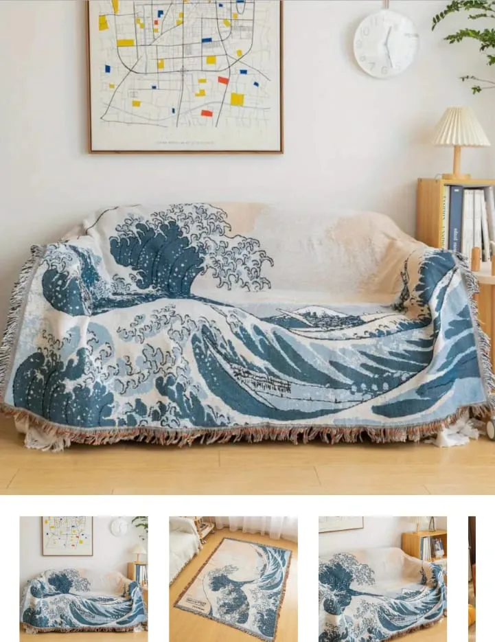 MANTA RUSTICA WACE ( 130 X 160 CM)