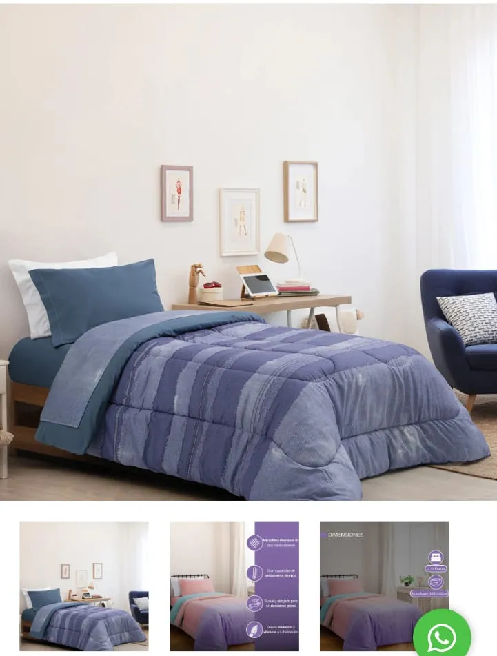 ACOLCHADO 1 1/ 2 PLAZA INFANTIL PREMIUM ASTROS- JEAN CARTIER 