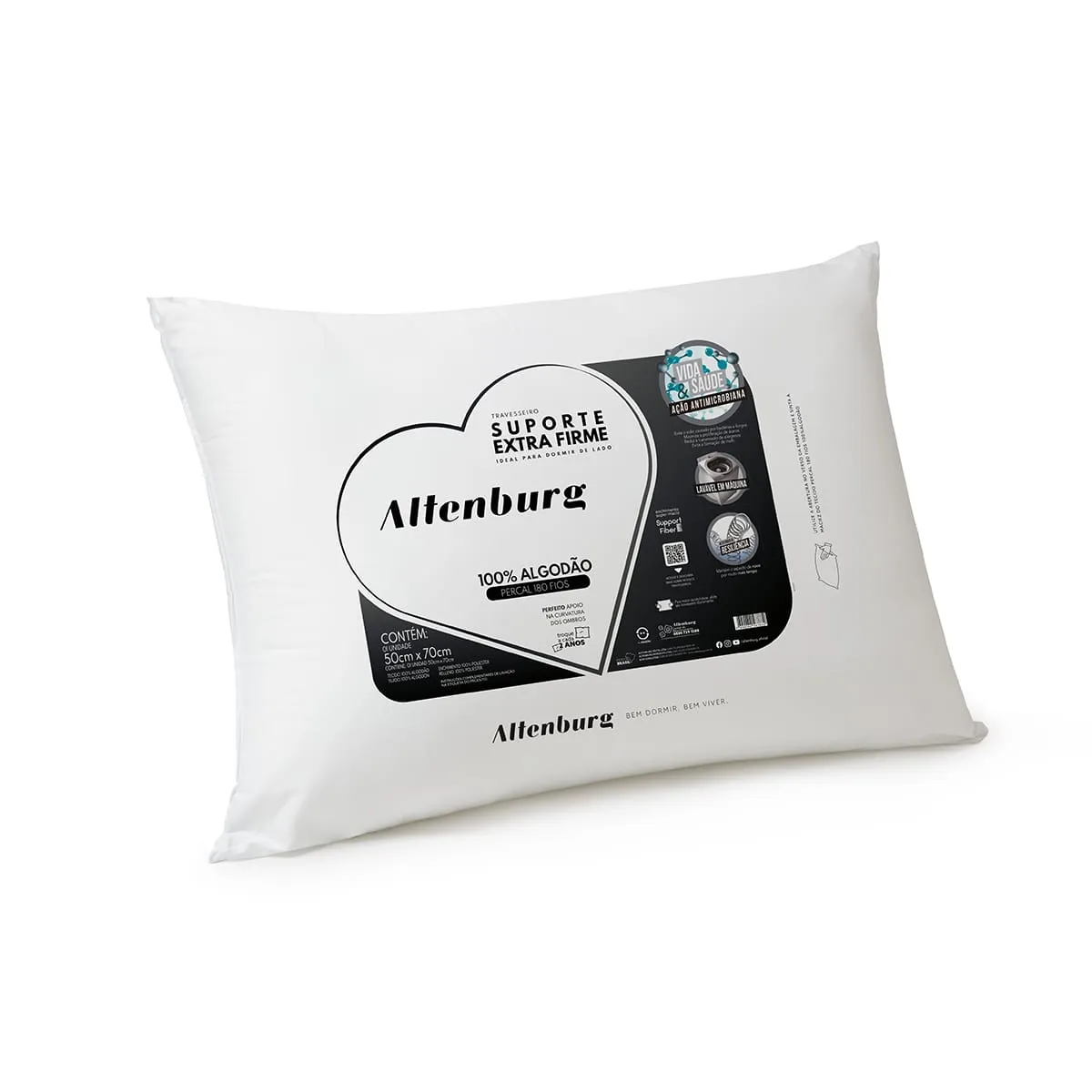 ALMOHADA SOPORTE EXTRA FIRME EXTRA SUAVE CON RELLENO PREMIUM- ALTENBURG