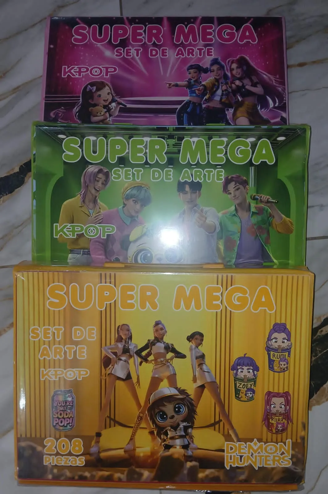 Set de arte k-pop 208 pcs