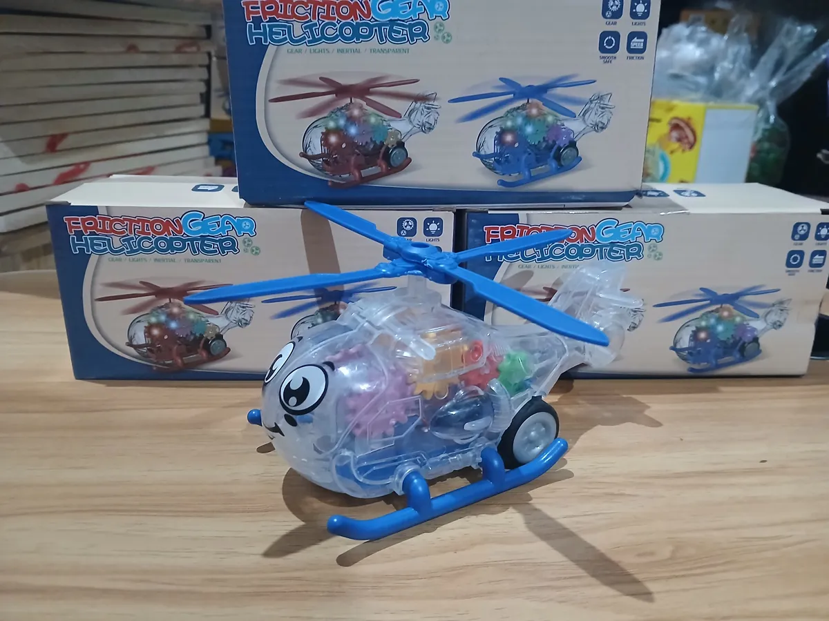 Helicópteros con luz 