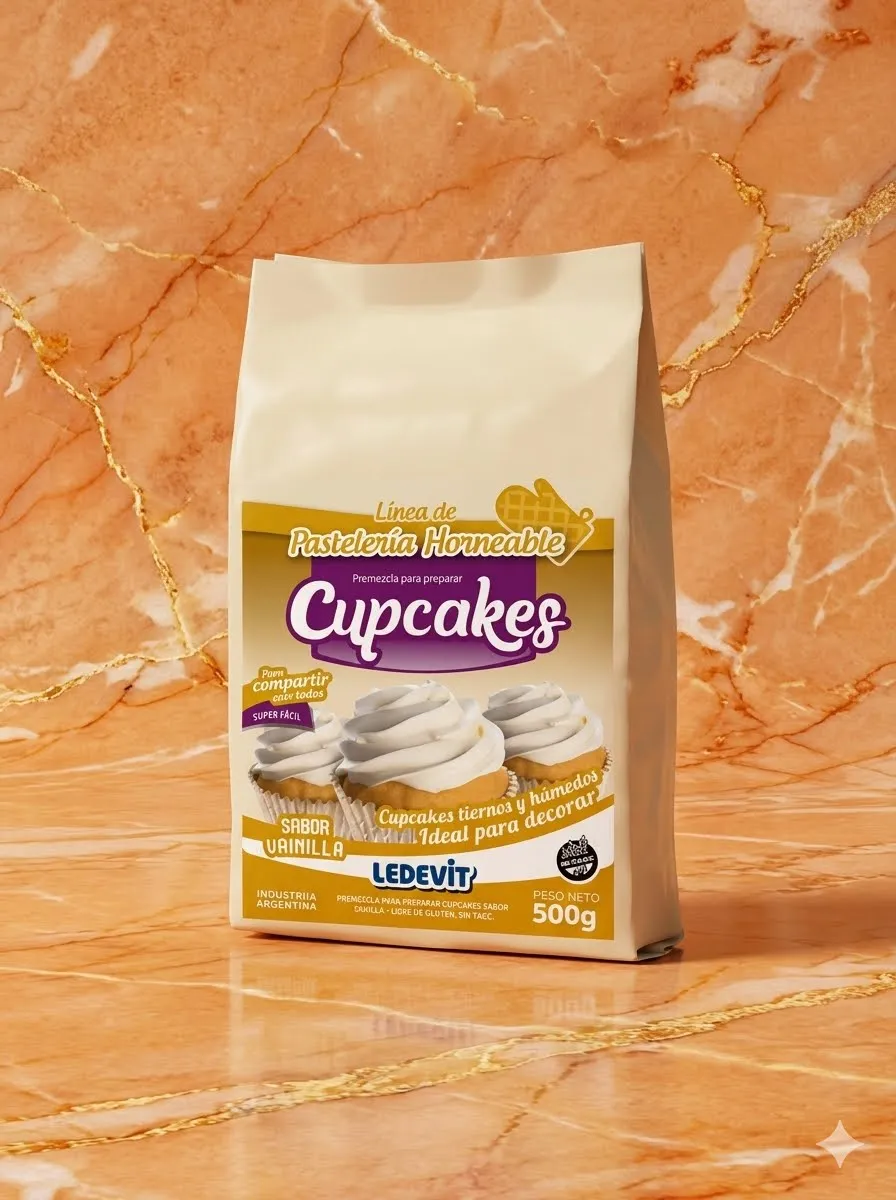 Premezcla cupcakes vainilla