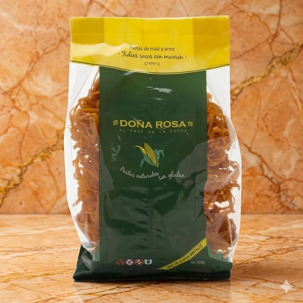 Fideos caseritos soña rosa de morron