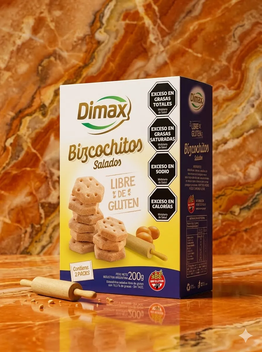 Bizcochos salados dimax