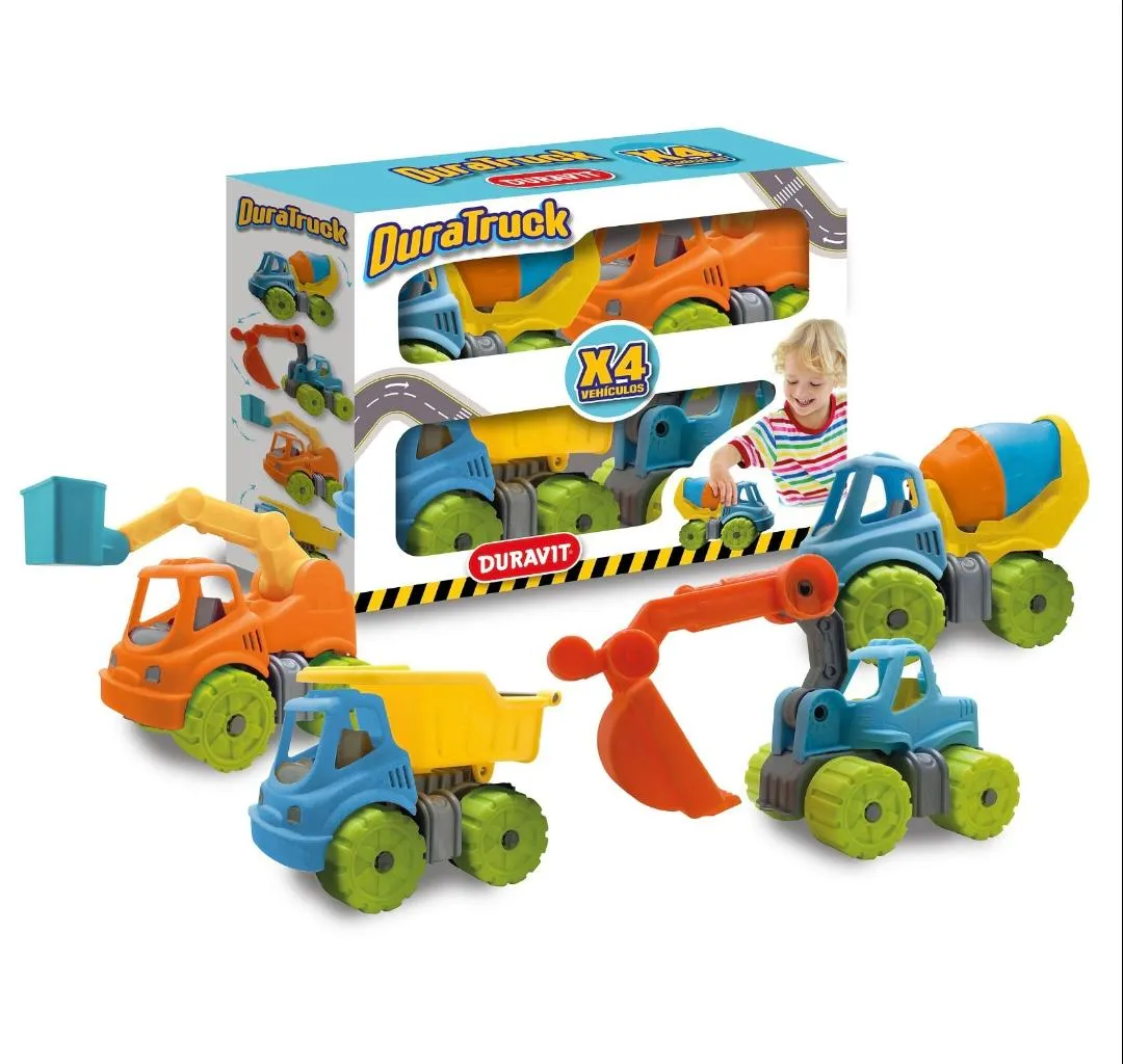 Set x4 vehiculos construccion Duravit