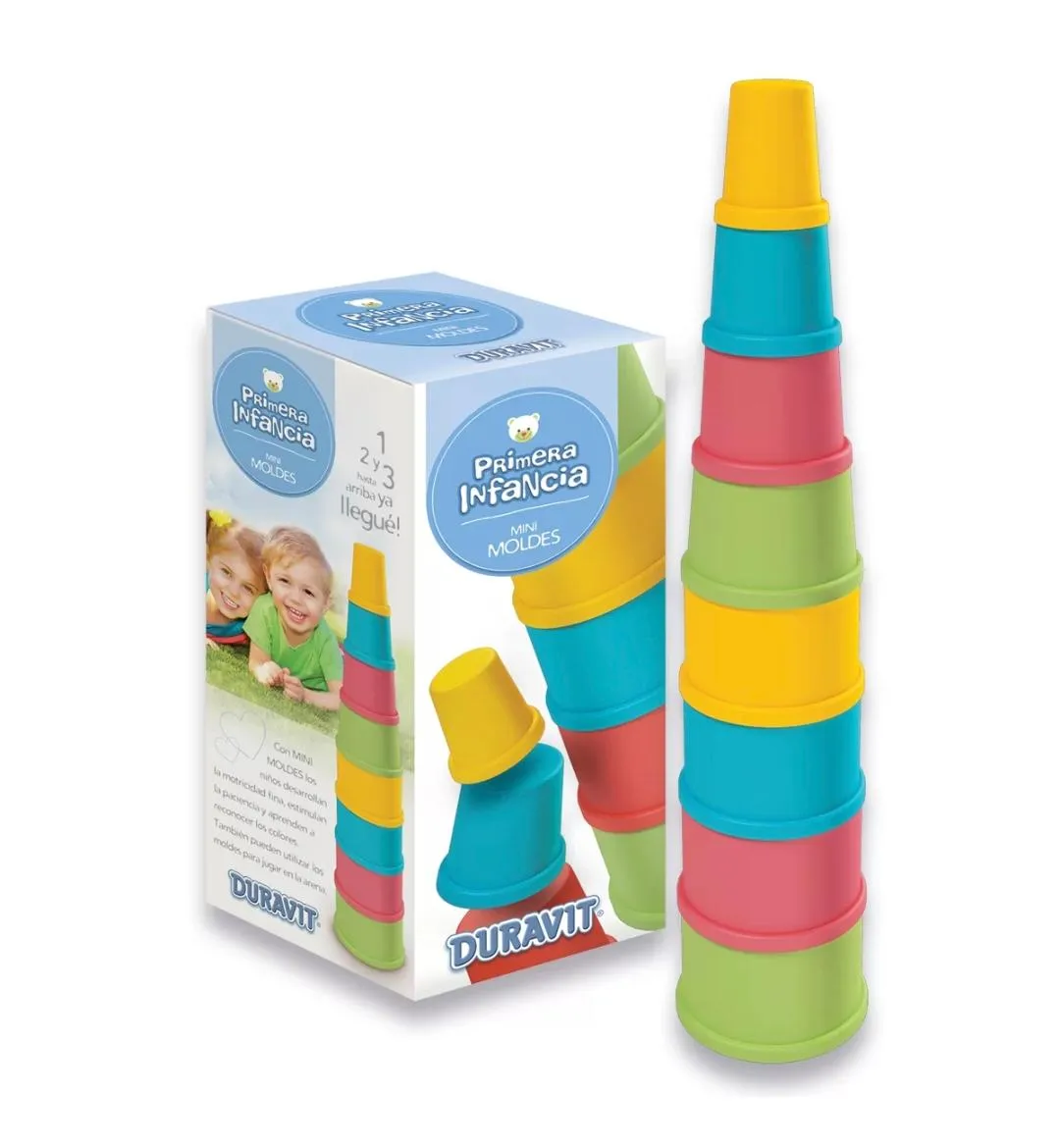 Mini moldes apilables