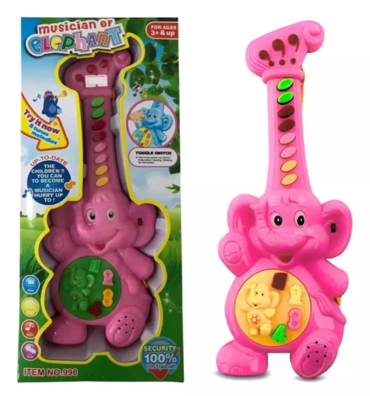 Guitarra en caja animal