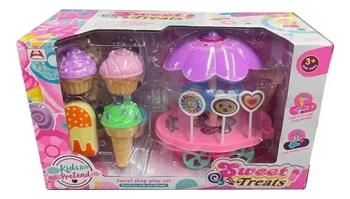Carrito de helados caja