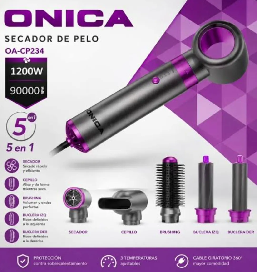 Secador de pelo ONICA 5en1 - imagen 2