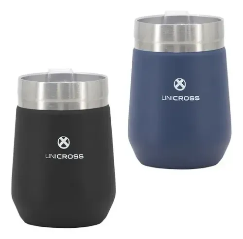 Mate acero con tapa Unicross