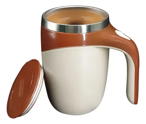 Taza electrica con batidor 