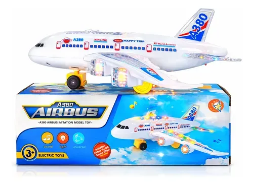 Avión a pila luz y sonido - imagen 2