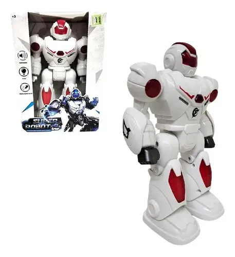 Robot luz sonido y movimiento