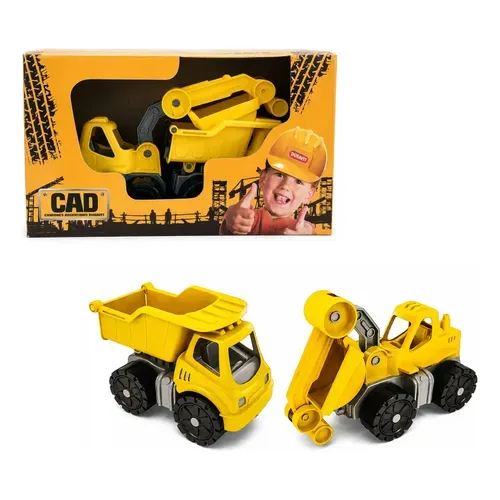 Mini set volcador + retro excavadora