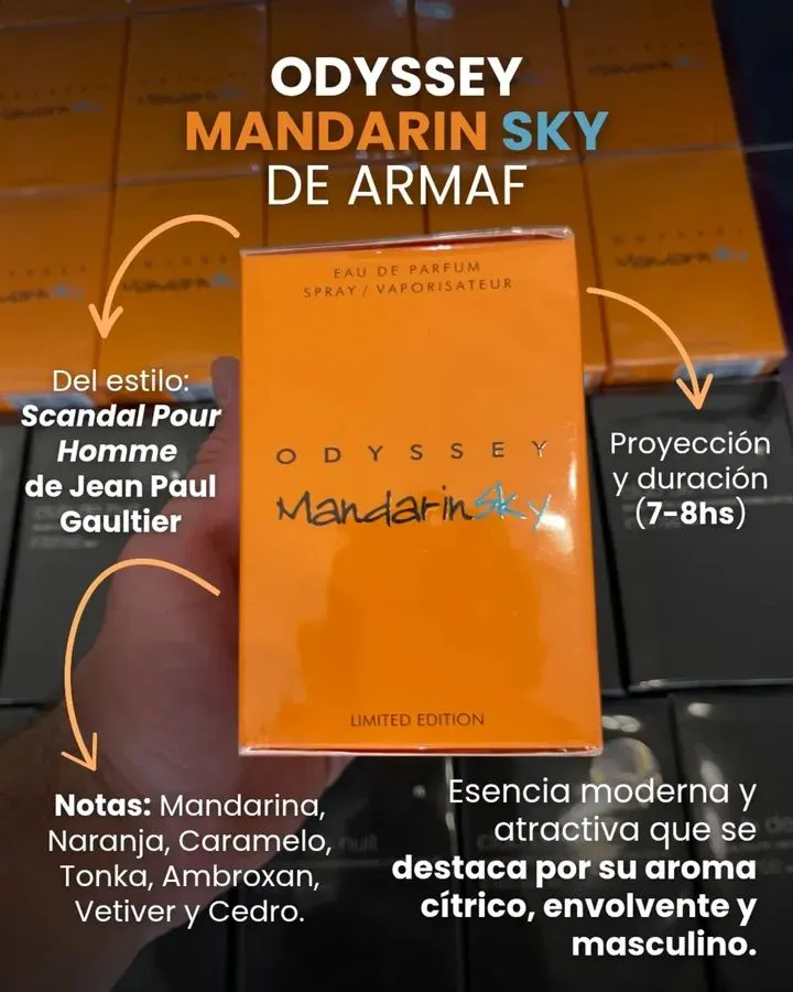 Odyssey mandarin sky eau de perfumes edp 100 ml