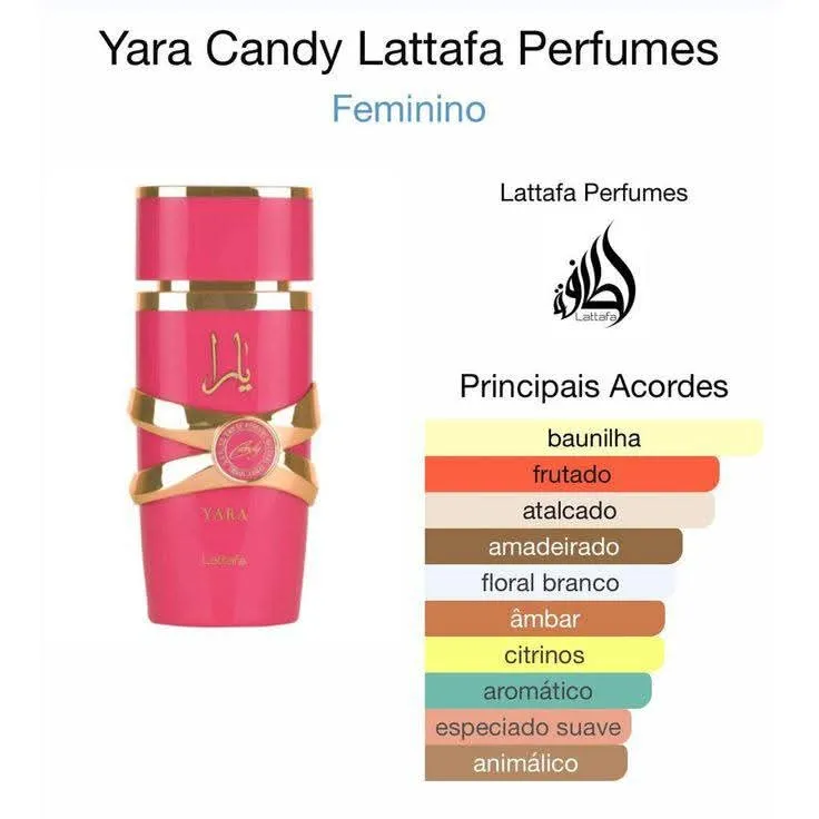 Yara candy de lattafa edp 100 ml rojo - imagen 2