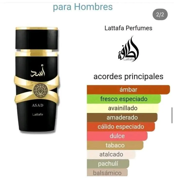 ASAD BLACK DE LATTAFA EDP 100 ML