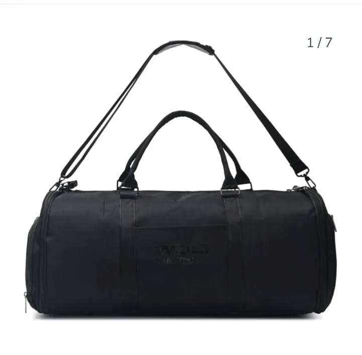 BOLSO DE VIAJE WANDERLUST DESPLEGABLE CON PORTATRAJE Y PORTAZAPATOS 60 X 30 X 25 COLOR NEGRO ( 38584)