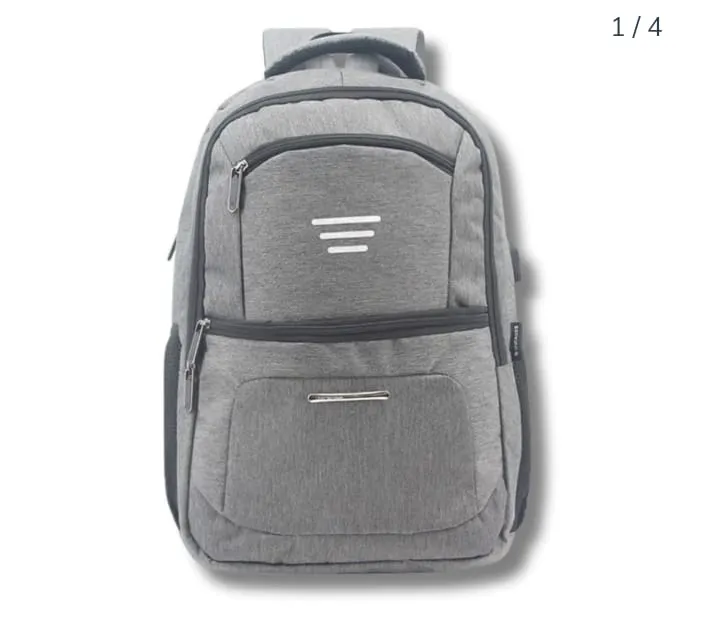 MOCHILA UNICROSS P.NOTEBOOK 4 CIERRES 17 PULGADAS 48 X 32 X 14 COLOR GRIS ( 623789B)