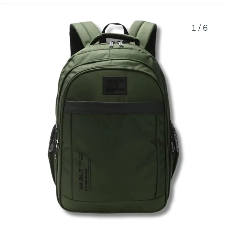 MOCHILA P.NOTEBOOK WANDERLUST HOMBRE 3 CIERRES BOLSILLOS ORGANIZADORES 18 PULGADAS 47 X 32 X 17 CM COLOR VERDE ( 40786)