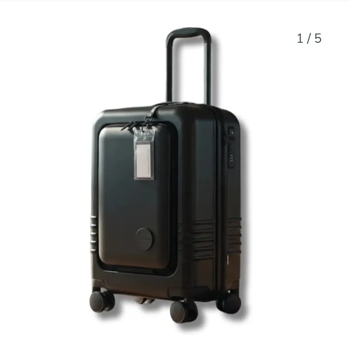 VALIJA CARRY ON CHECK IN MATERIAL ABS 20 PULGADAS 58 X 35 X 24 COLOR NEGRO ( 40054)