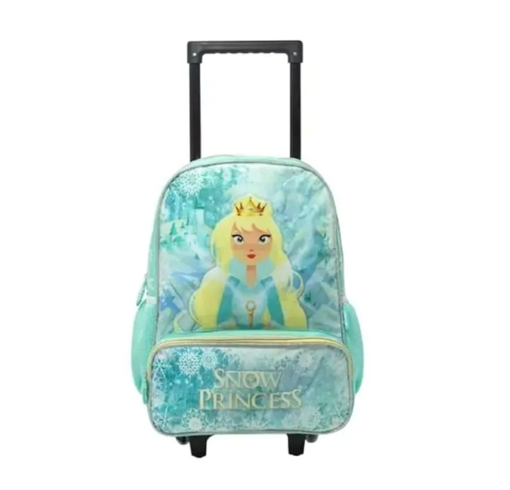 MOCHILA CARRO LSYD SNOW PRINCESS 2 CIERRES 16 PULGADAS 40 X 28 X 15 CM BASE AQUA ( BTS) ( 94204051)