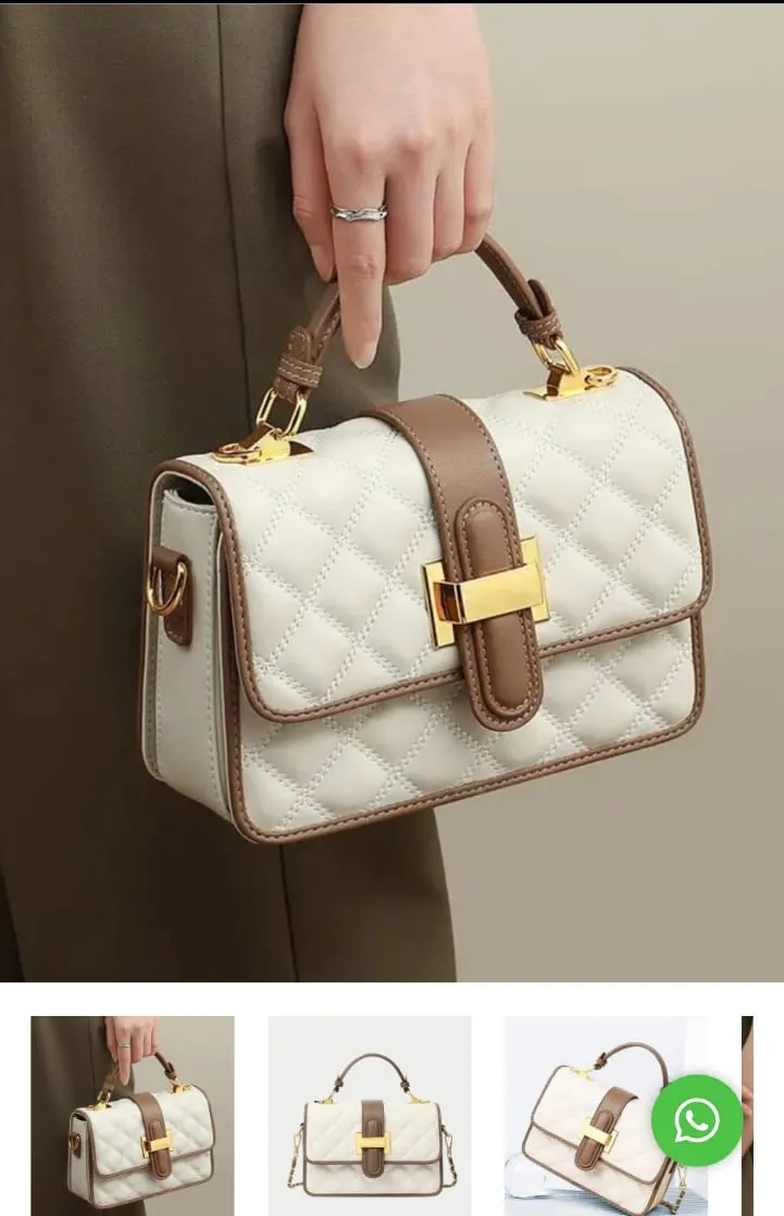 CARTERA DUQUESA COLOR NATURAL CUERO SINTÉTICO 21 X 14 X 7 CM