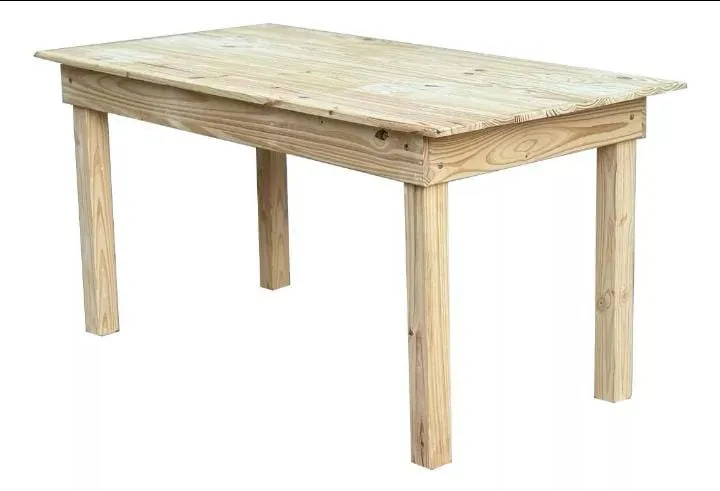 Mesa 180 x 80 patas macizas