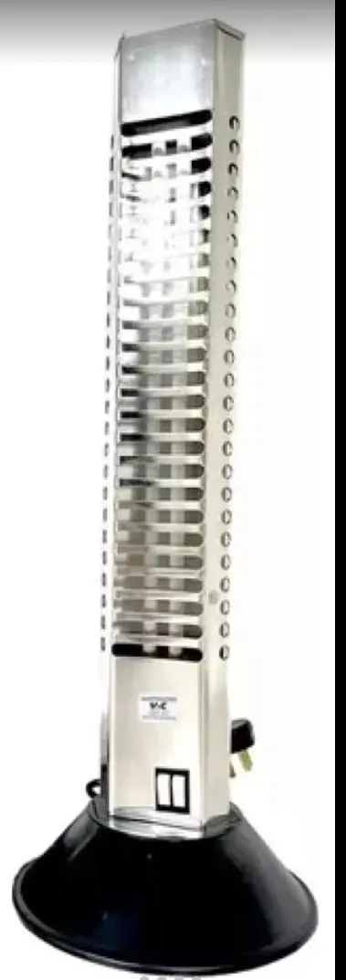 Estufa vertical cuarzo 600w/1200w chapa