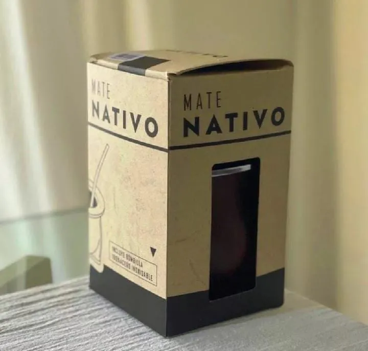 Mate nativo con bombilla sacayerba - imagen 3