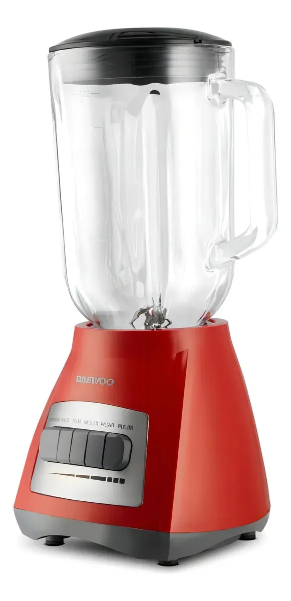 licuadora daewo roja vaso vidrio 650w