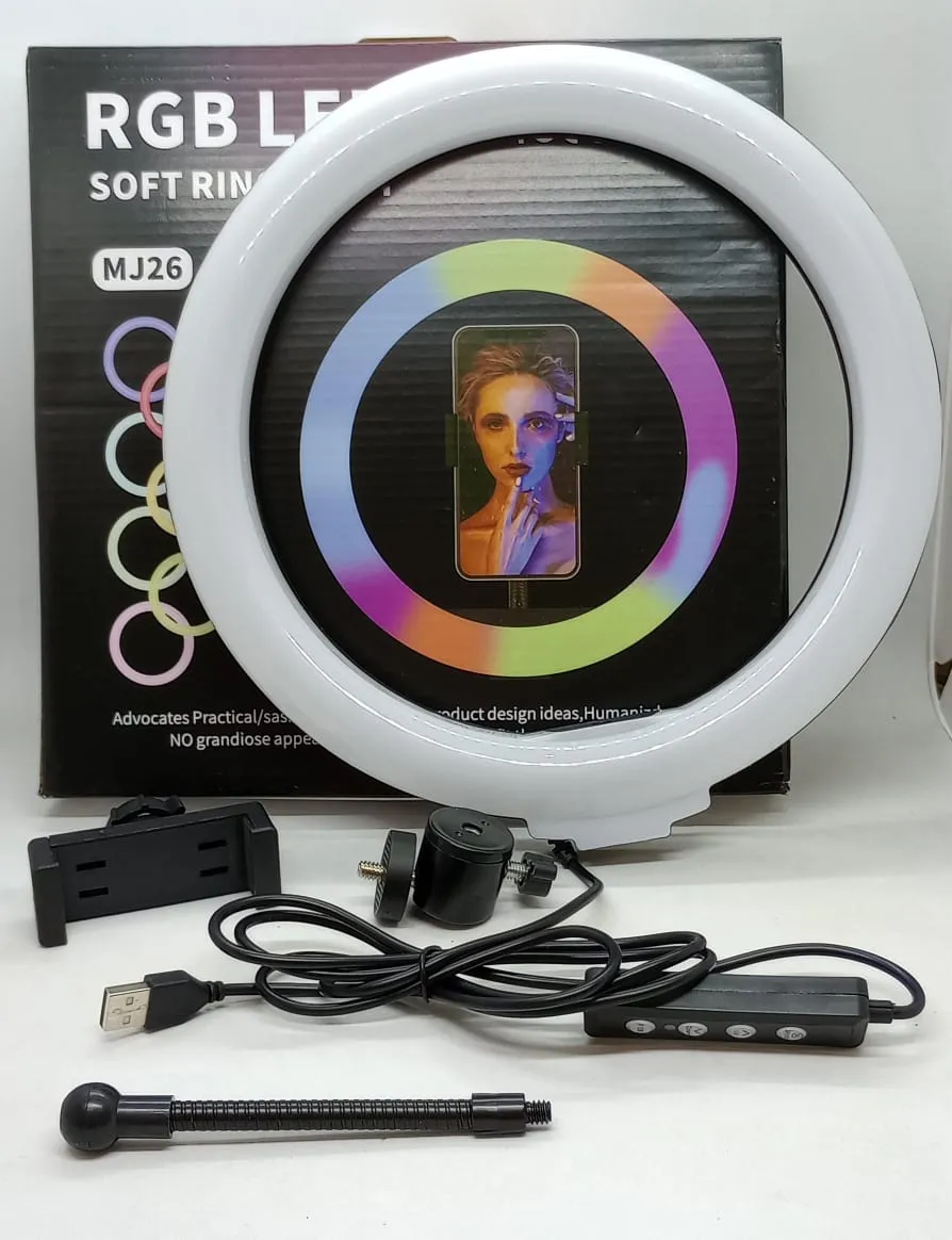 ANILLO LED RGB 26 cm
