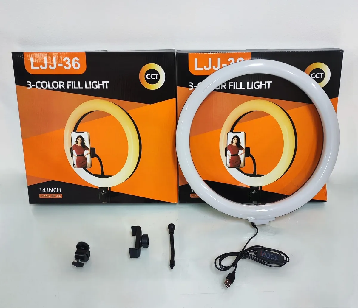 ANILLO LED 36" 3 tonos