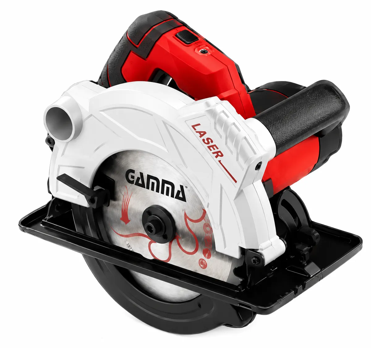 Sierra circular gamma elite 185 mm guia laser
