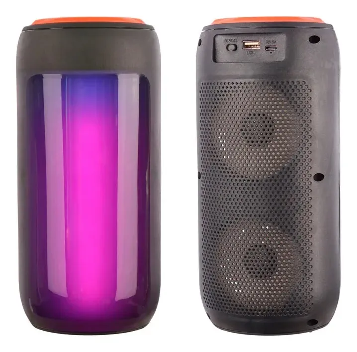 Parlante Inalambrico Portatil Efectos De Luz Rgb Fm Radio - imagen 2