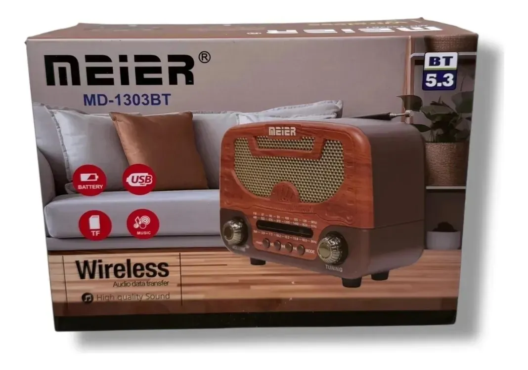 radio tres bandas recargable Bluetooth - imagen 2