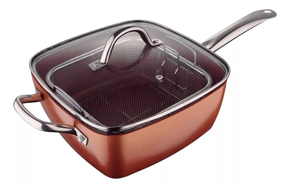 Cacerola san Ignacio optimum Cooper con canasto freido