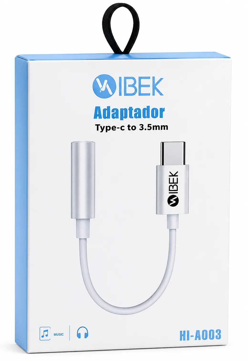 Adaptador De Auriculares Tipo C A Jack 3.5mm