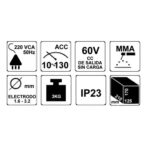 Soldadora inverter 130 A SUPER OFERTA !!! - imagen 2