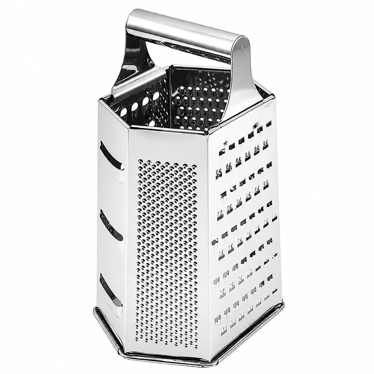 Rallador 6 Caras 24 cm Acero Inoxidable mango acero