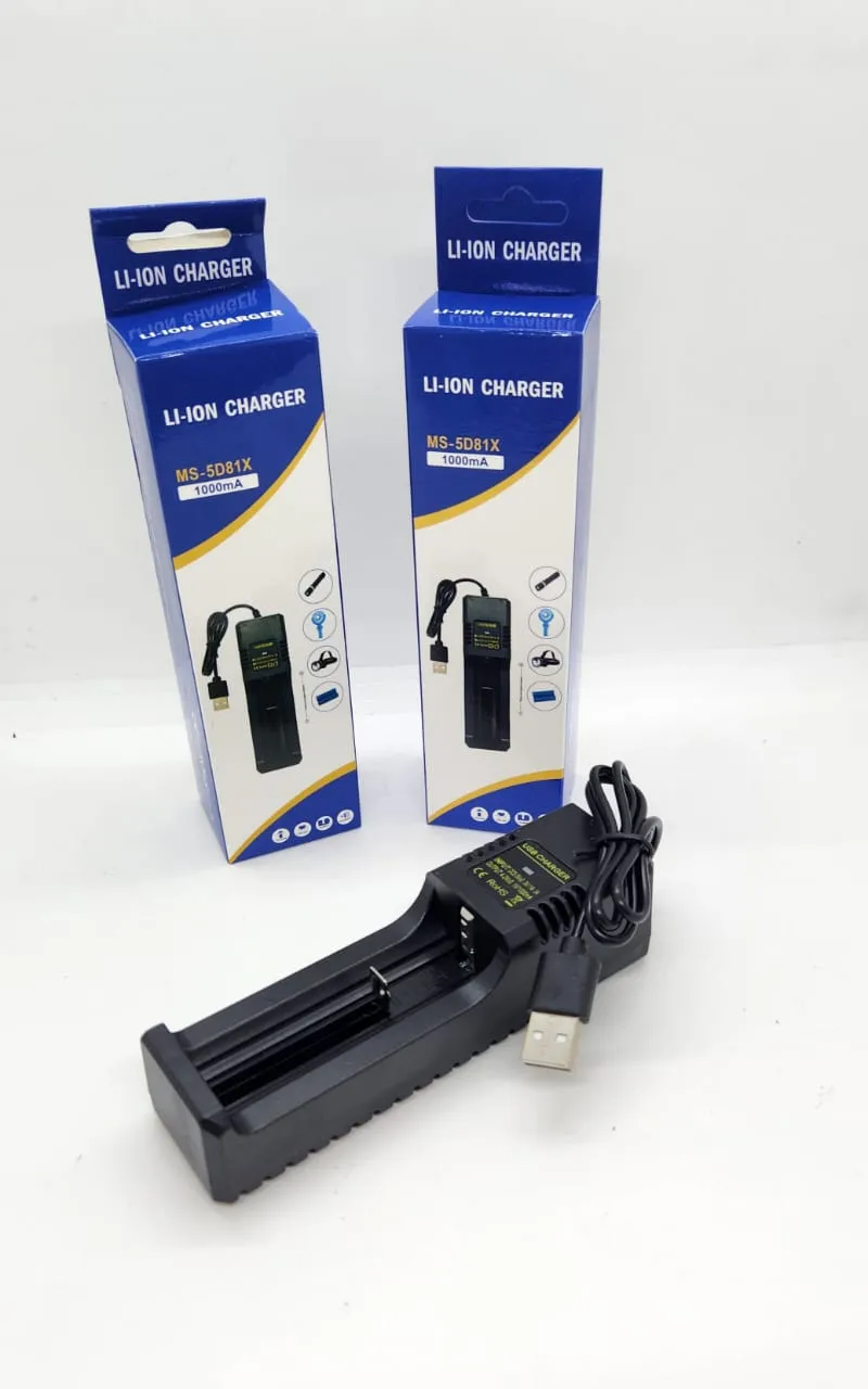 Cargador USB para bateria 18650
