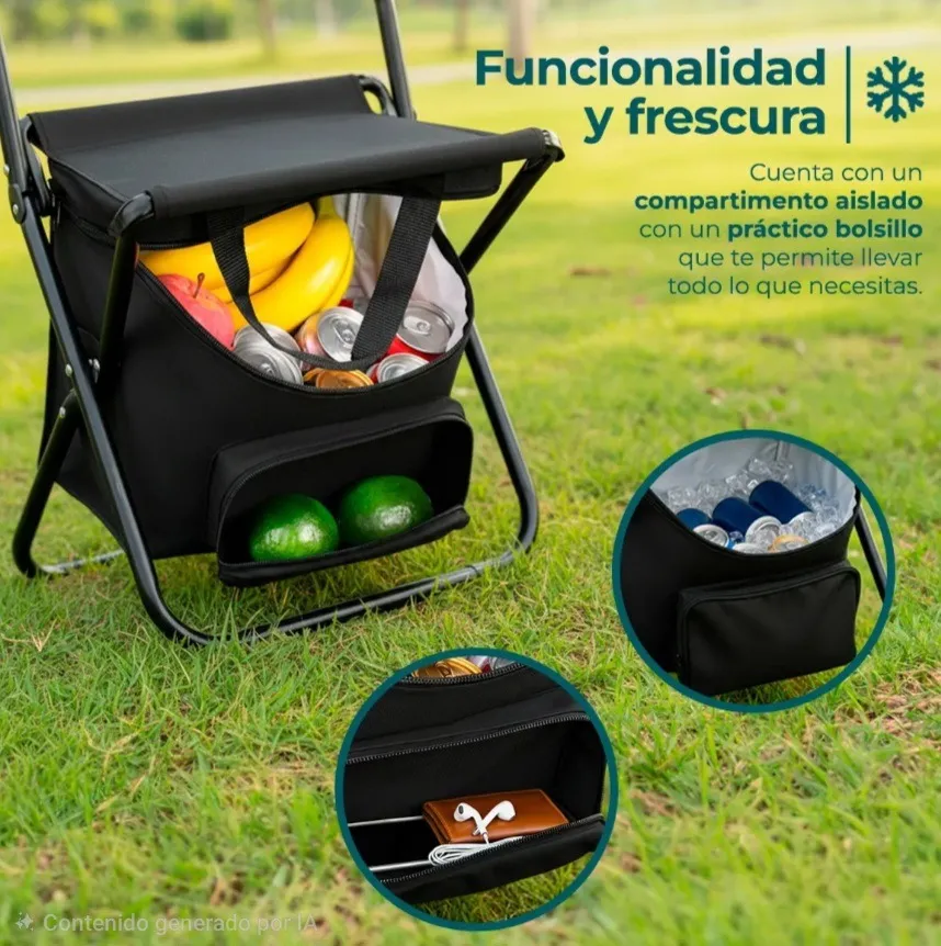 silla con bolso termico