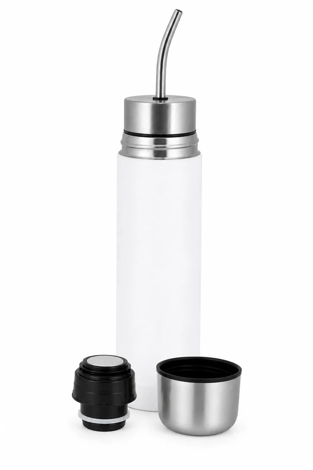 termo system acero inoxidable color blanco