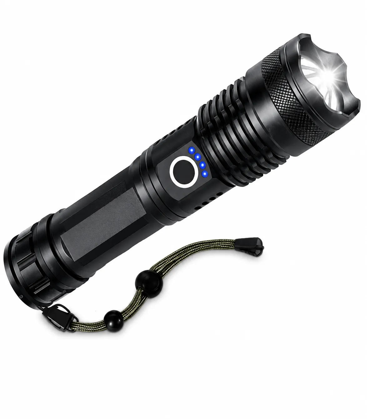 linterna led metálica p50