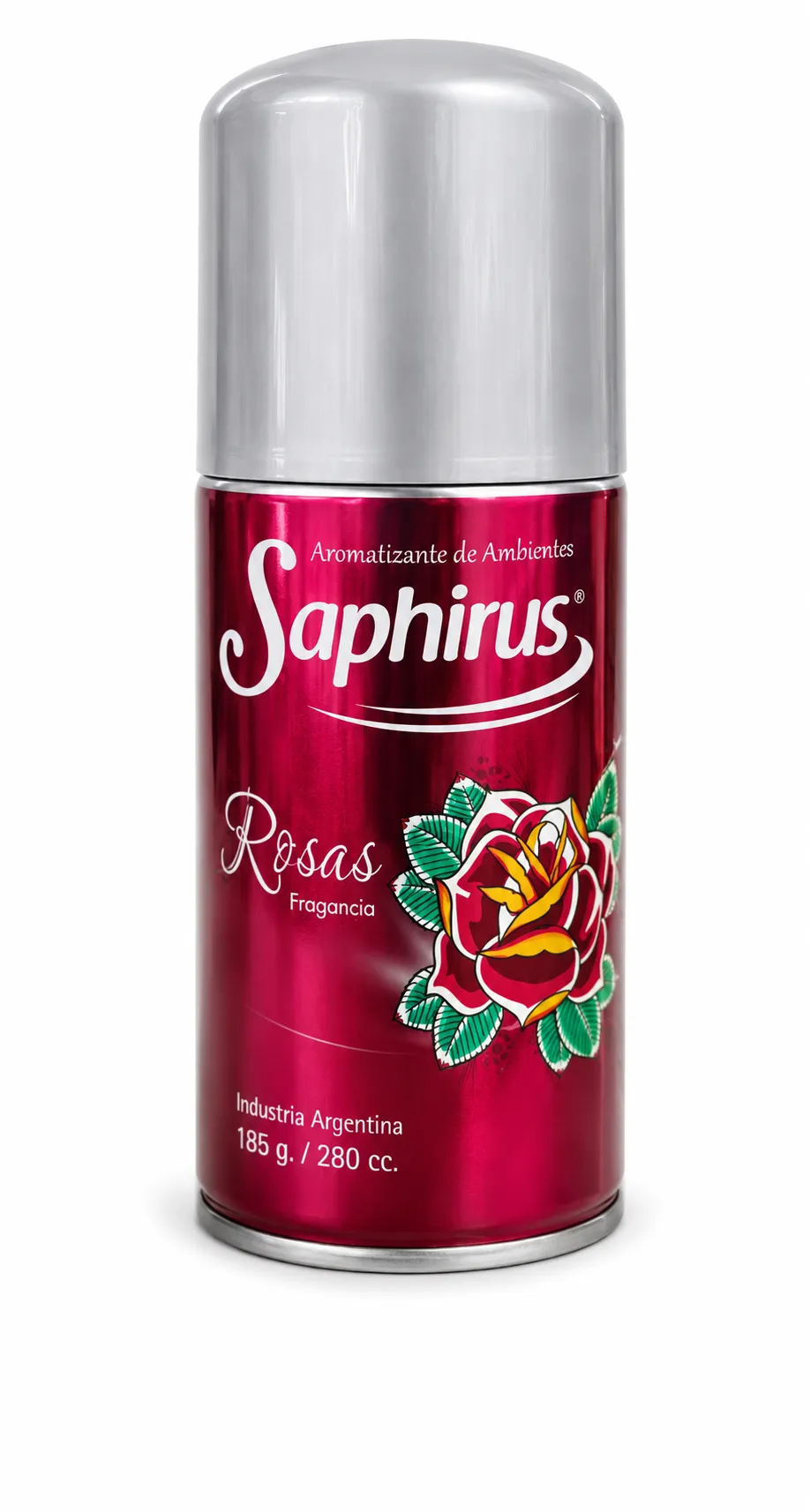 aerosol aromatizador de ambiente saphirus rosas
