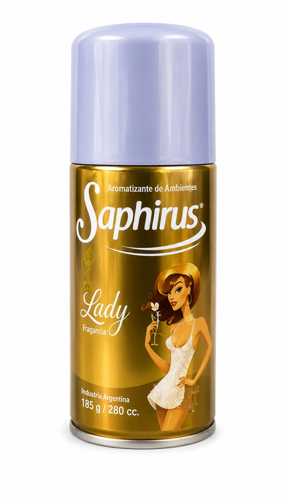 aerosol aromatizador de ambiente saphirus lady