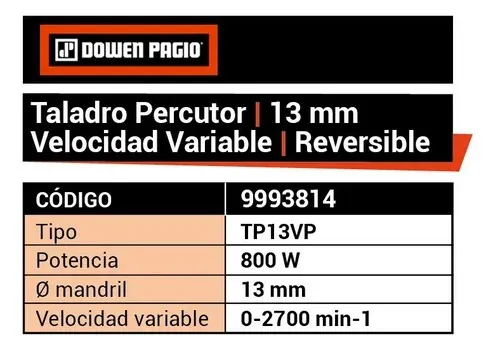 Taladro percutor 800 w - imagen 2