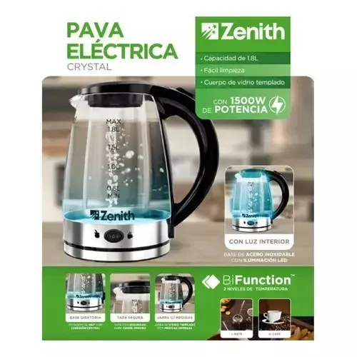 Pava electrica de vidrio - imagen 2