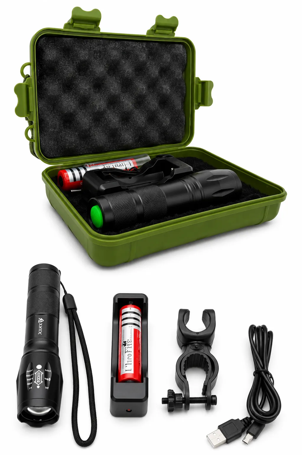 linterna con soporte para bicicleta o moto - imagen 2